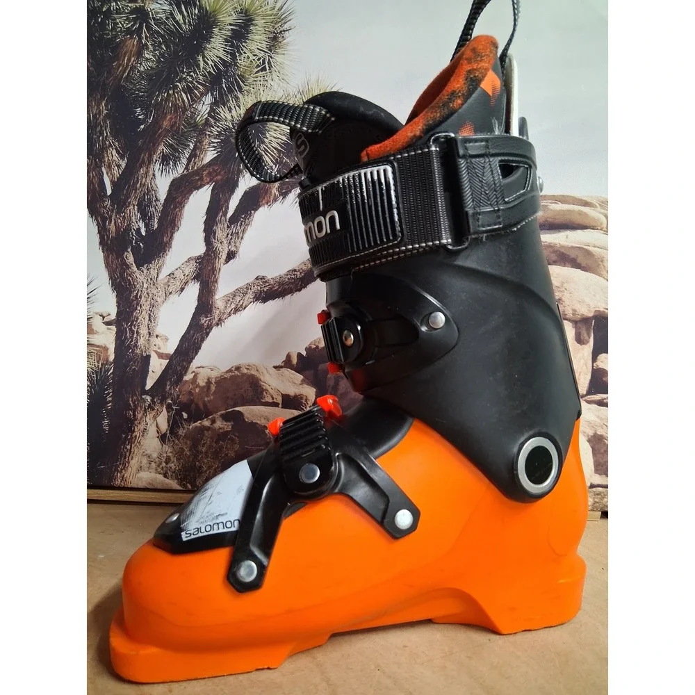 Salomon Ghost 90 FS Ski Boots Orange Black Mens Size 25 25.5 295mm